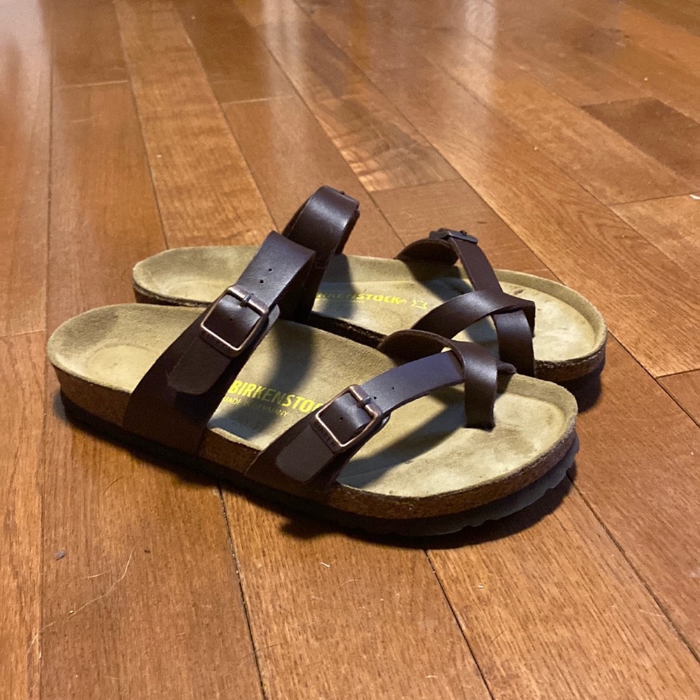 Brown size 42 Birkenstocks